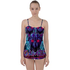 Gamer Life Babydoll Tankini Set