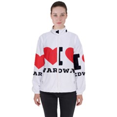 I Love Edward Women s High Neck Windbreaker by ilovewhateva