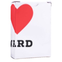 I Love Edward Playing Cards Single Design (rectangle) With Custom Box by ilovewhateva