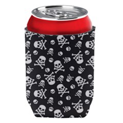 Skull Crossbones Seamless Pattern Holiday-halloween-wallpaper Wrapping Packing Backdrop Can Holder