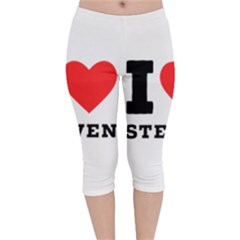 I Love Steven Velvet Capri Leggings  by ilovewhateva