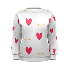 Hearts-36 Women s Sweatshirt by nateshop