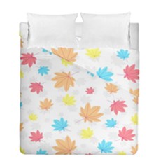 Leaves-141 Duvet Cover Double Side (full/ Double Size) by nateshop