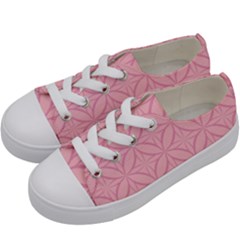 Pink-75 Kids  Low Top Canvas Sneakers by nateshop