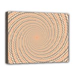 Background Spiral Abstract Template Swirl Whirl Canvas 14  x 11  (Stretched)