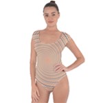 Background Spiral Abstract Template Swirl Whirl Short Sleeve Leotard 