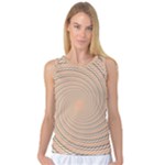 Background Spiral Abstract Template Swirl Whirl Women s Basketball Tank Top