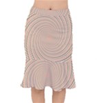 Background Spiral Abstract Template Swirl Whirl Short Mermaid Skirt