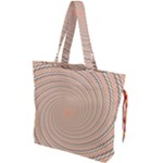 Background Spiral Abstract Template Swirl Whirl Drawstring Tote Bag