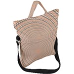 Background Spiral Abstract Template Swirl Whirl Fold Over Handle Tote Bag