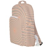 Background Spiral Abstract Template Swirl Whirl Double Compartment Backpack