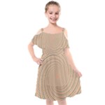 Background Spiral Abstract Template Swirl Whirl Kids  Cut Out Shoulders Chiffon Dress