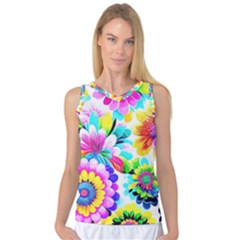 Flower Floral Flora Dais Rose Women s Basketball Tank Top