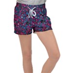 Grafitti Graffiti Abstract Artwork Digital Women s Velour Lounge Shorts