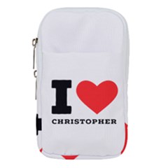 I Love Christopher  Waist Pouch (small) by ilovewhateva