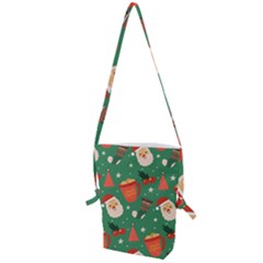 Colorful Funny Christmas Pattern Folding Shoulder Bag by Semog4