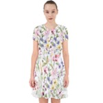 bunch of flowers Adorable in Chiffon Dress