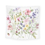 bunch of flowers Square Tapestry (Small)