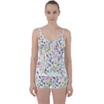 bunch of flowers Tie Front Two Piece Tankini