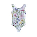 bunch of flowers Kids  Frill Swimsuit