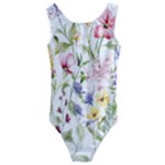 bunch of flowers Kids  Cut-Out Back One Piece Swimsuit
