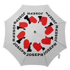 I Love Joseph Hook Handle Umbrellas (medium) by ilovewhateva