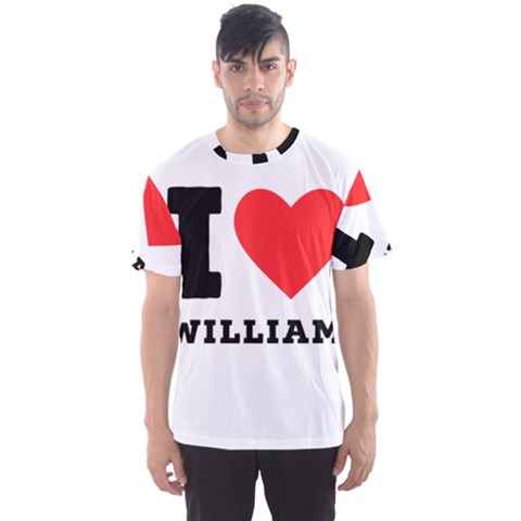 I Love William Men s Sport Mesh Tee by ilovewhateva