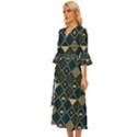 Background Non Seamless Pattern Midsummer Wrap Dress View2