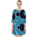 Fractal Abstract Background Smock Dress View1