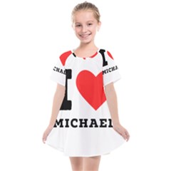 I Love Michael Kids  Smock Dress by ilovewhateva