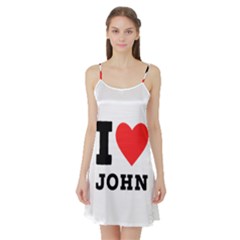 I Love John Satin Night Slip by ilovewhateva