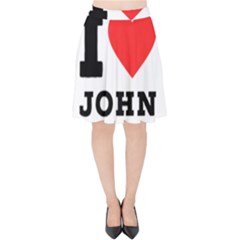 I Love John Velvet High Waist Skirt by ilovewhateva