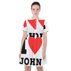 I Love John Sailor Dress by ilovewhateva