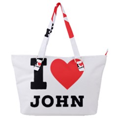I Love John Full Print Shoulder Bag by ilovewhateva