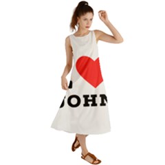 I Love John Summer Maxi Dress by ilovewhateva