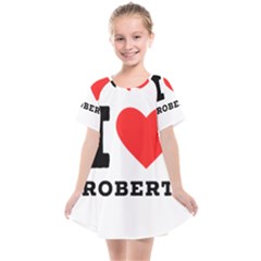 I Love Robert Kids  Smock Dress by ilovewhateva