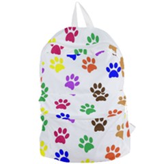 Pawprints-paw-prints-paw-animal Foldable Lightweight Backpack by Semog4