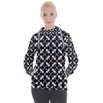 Abstract-background-arrow Women s Hooded Pullover