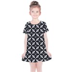 Abstract-background-arrow Kids  Simple Cotton Dress