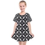 Abstract-background-arrow Kids  Smock Dress