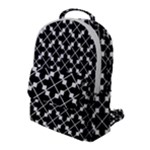 Abstract-background-arrow Flap Pocket Backpack (Large)