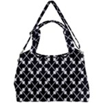 Abstract-background-arrow Double Compartment Shoulder Bag
