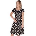 Abstract-background-arrow Classic Short Sleeve Dress