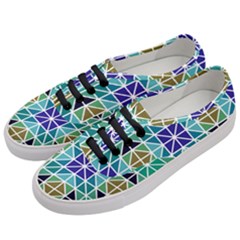 Mosaic-triangle-symmetry- Women s Classic Low Top Sneakers by Semog4