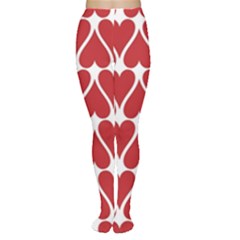 Hearts-pattern-seamless-red-love Tights by Semog4