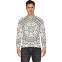 Vector Mandala Drawing Decoration Men s Fleece Sweatshirt View1