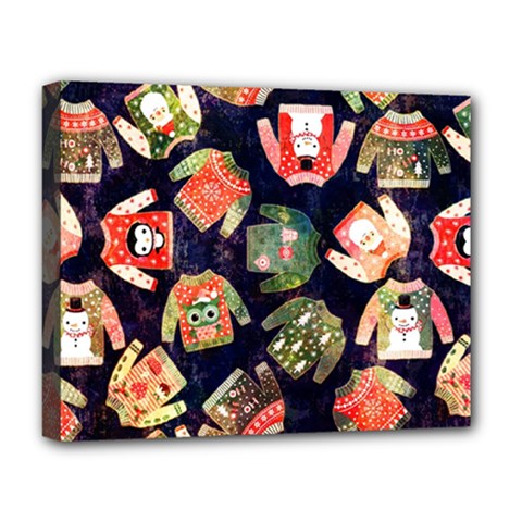 Ugly Christmas Deluxe Canvas 20  X 16  (stretched)