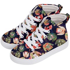 Ugly Christmas Kids  Hi-top Skate Sneakers by Salman4z