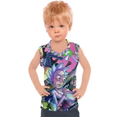 Rick And Morty Time Travel Ultra Kids  Sport Tank Top