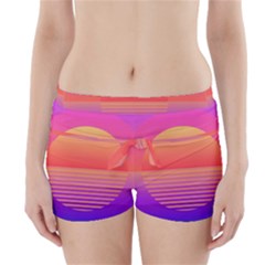 Sunset Summer Time Boyleg Bikini Wrap Bottoms by Salman4z